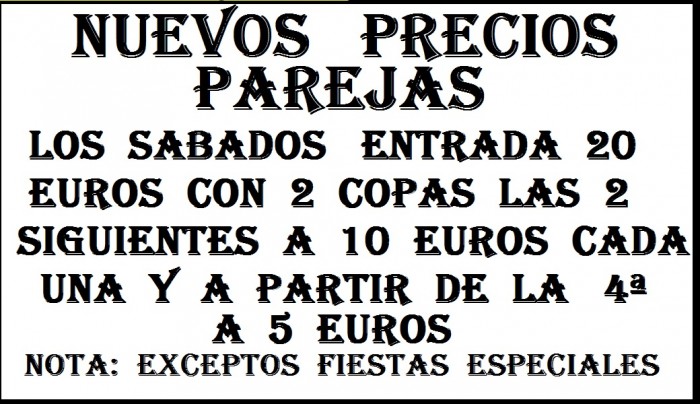 Nuevos Precios